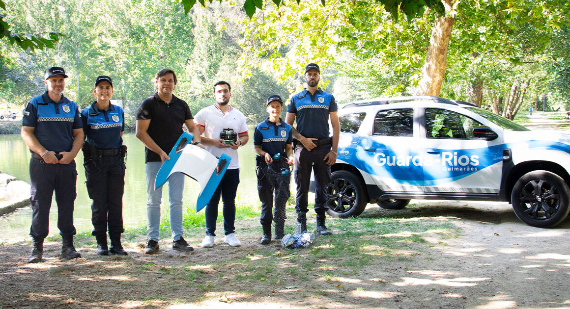 Guimarães tem 'drone' para recolher plásticos nos rios