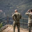 Militares do exército são vigilantes e protetores da floresta no verão