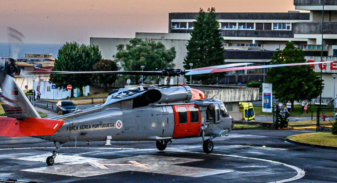 Helicópteros a sobrevoar viana? É a força aérea a testar heliporto do hospital