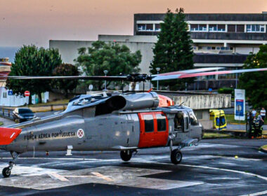 Helicópteros a sobrevoar viana? É a força aérea a testar heliporto do hospital