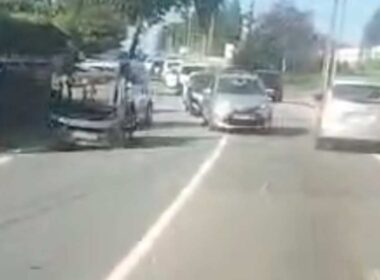 Dois feridos após capotamento na estrada famalicão-braga