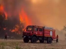 Dez meios aéreos combatem incêndio no lindoso e duas aldeias na linha de fogo: "está muito complicado"