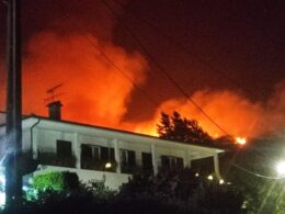 Incêndio em ponte de lima tem frente de 6 quilómetros e está a ameaçar casas