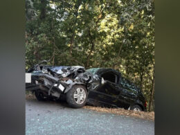 Escapam ilesos após aparatosa colisão entre automóvel e autocarro em arcos de valdevez