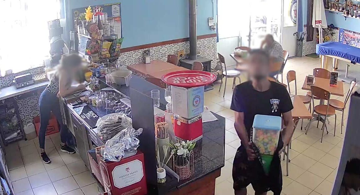 Santo tirso: furta máquina sem dar nas vistas (mesmo com funcionária e cliente no café)