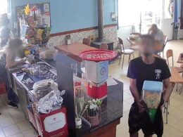 Santo tirso: furta máquina sem dar nas vistas (mesmo com funcionária e cliente no café)