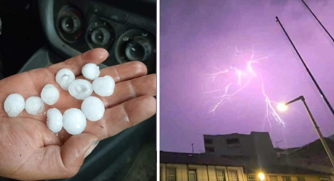 Trovoada e granizo atingem trás-os-montes