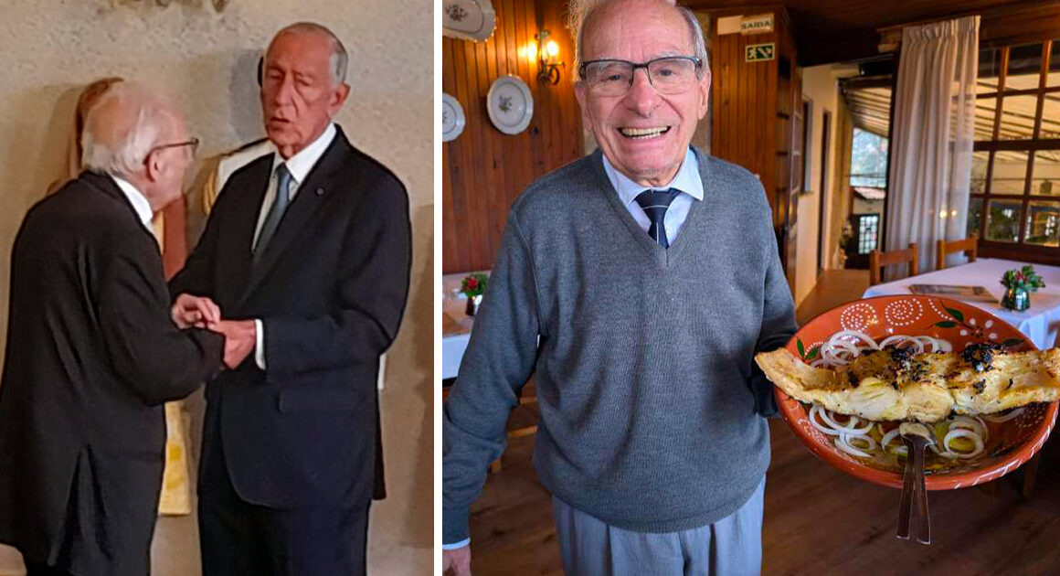 Dono de restaurante na póvoa de lanhoso condecorado pelo presidente da república