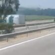 Colisão entre camião e carro faz um ferido na a7
