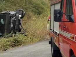 Quatro feridos em violenta colisão no ic28 em arcos de valdevez