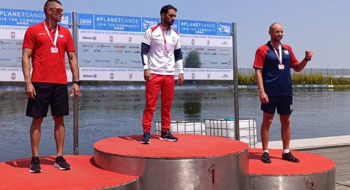 Gnr olímpico de prado, hélder silva, campeão do mundo em c1 200 masters