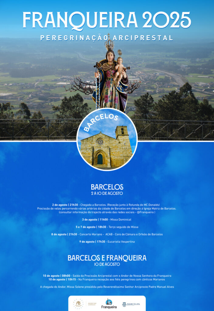 Barcelos: peregrinação à franqueira espera milhares de féis no domingo 6 Barcelos: peregrinação à franqueira espera milhares de féis no domingo