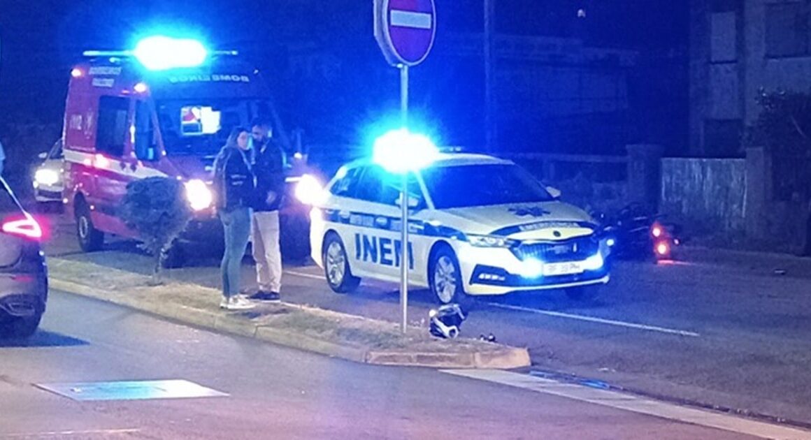 Jovem motociclista em estado grave após colisão em famalicão