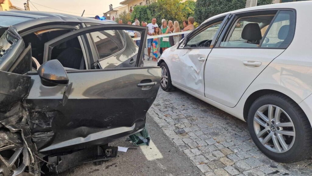 Colisão em fafe foi tão violenta que até 'arrancou' motor. Há 4 feridos