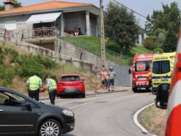 Mãe e filha feridas num acidente em fafe