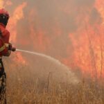 Incêndio obriga ao corte de estrada entre arcos de valdevez e paredes de coura