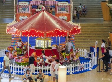 "bragalândia". Escadaria do braga parque ganhou uma "mini feira popular"