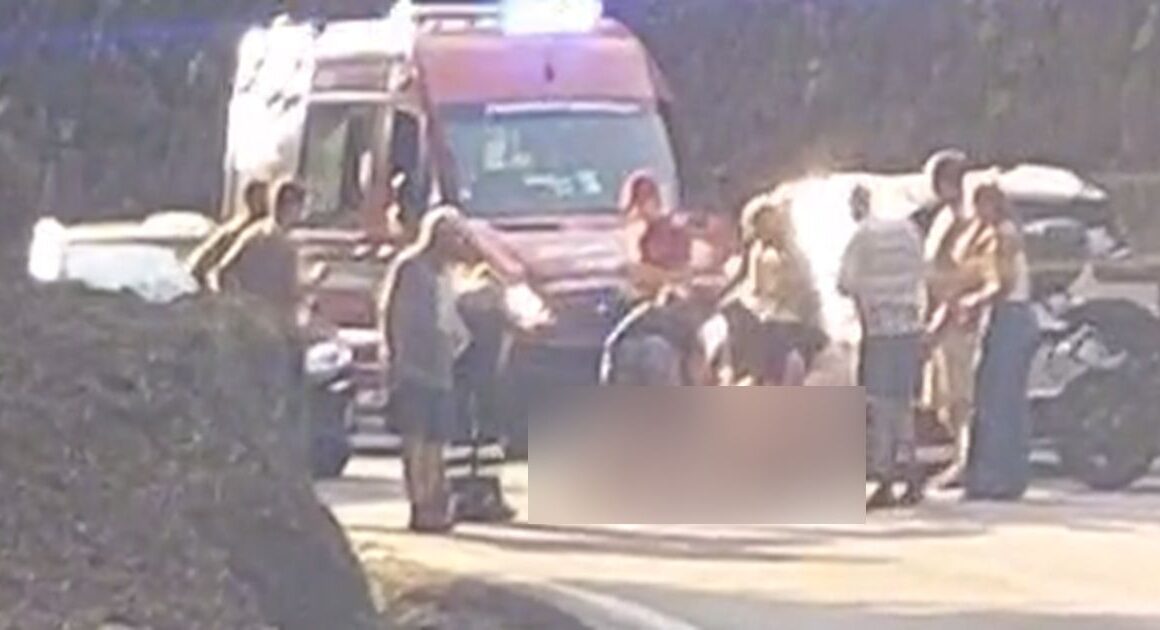 Despiste de mota faz dois feridos na póvoa de lanhoso
