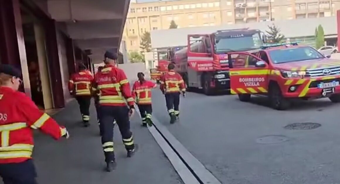 Mais bombeiros do minho a caminho de viseu para combater incêndios