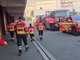 Mais bombeiros do minho a caminho de viseu para combater incêndios