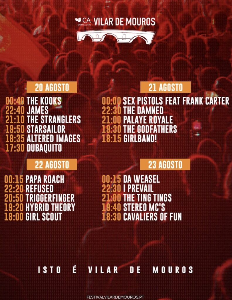 Aí está o festival vilar de mouros: "estamos muito contentes com os artistas que temos"