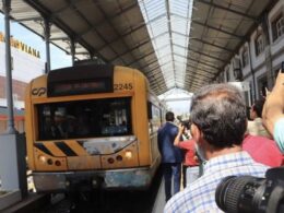 Comboio porto-vigo com transbordo em viana