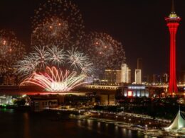 Pirotecnias do alto minho em destaque no concurso de fogo-de-artifício de macau