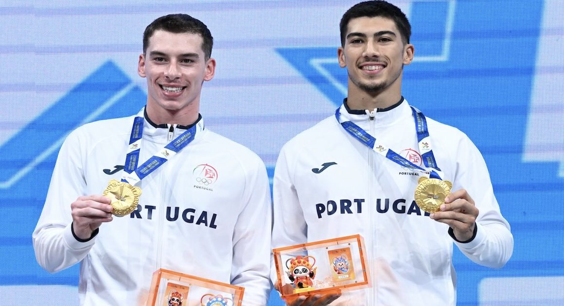 Portugal conquista ouro no trampolim sincronizado dos 'jogos não olímpicos'