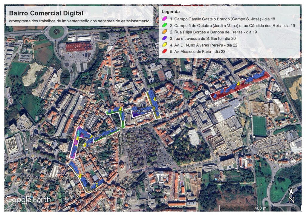 Em barcelos vai ser possível saber a disponibilidade de estacionamento em tempo real