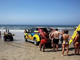 Três jovens arrastados por agueiro em praia de vila do conde