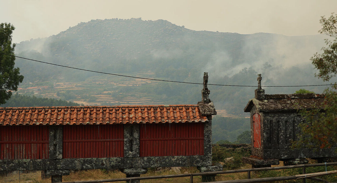 Vieira do minho em risco máximo de incêndio