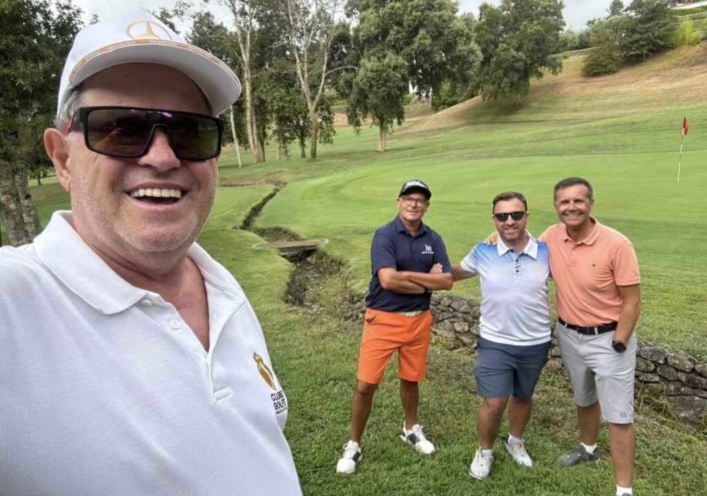 Jorge Gabriel chama a atenção num torneio de golfe em Ponte de Lima: "Um dia perfeito!"