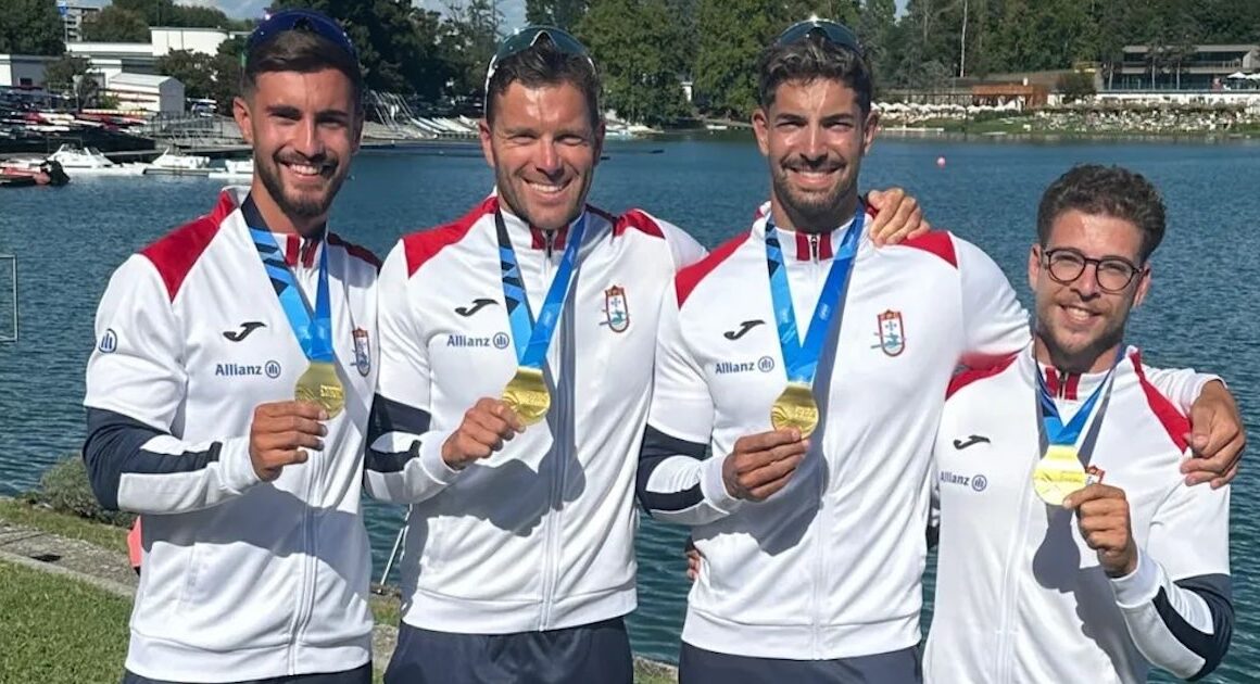Ouro: portugal é campeão do mundo em k4 500
