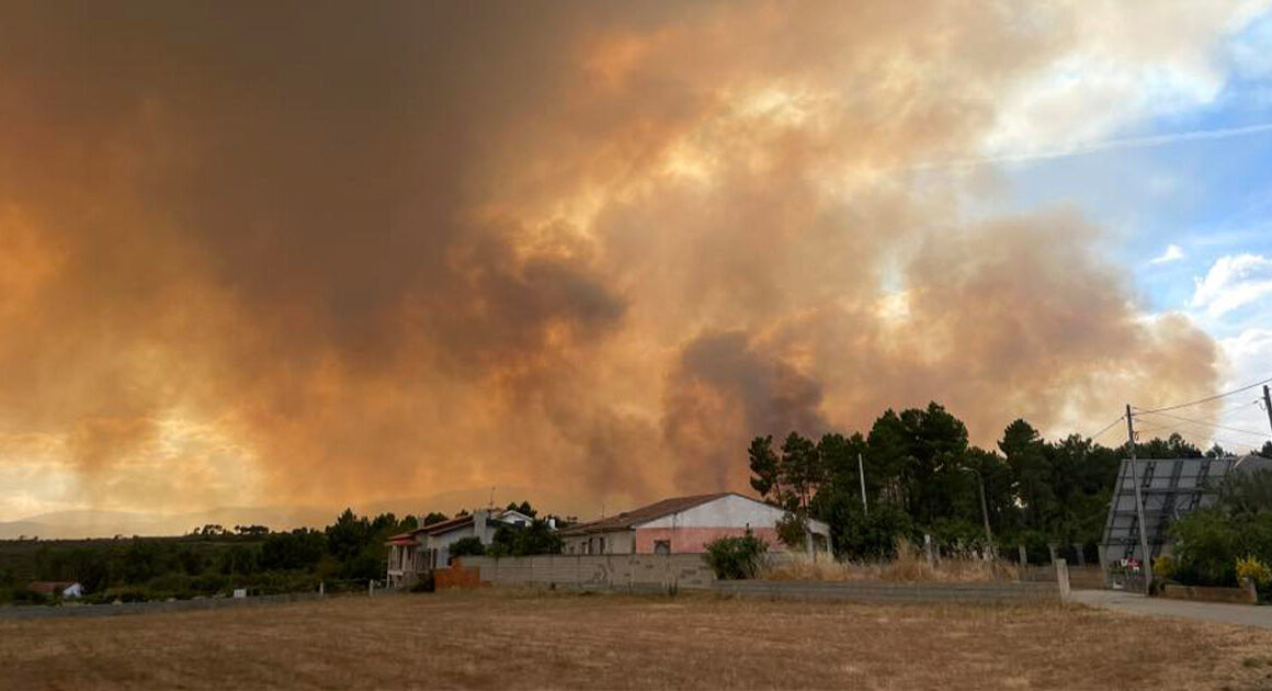Incêndio que começou há vários dias em espanha está a preocupar montalegre e chaves