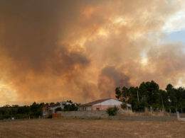 Incêndio que começou há vários dias em espanha está a preocupar montalegre e chaves