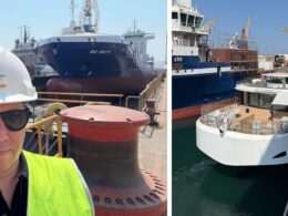 Mário ferreira mostra "mais um navio terminado" em viana do castelo