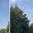 Esta antena perto de uma das mais conhecidas praias do minho 'tombou': "agora já podem tirar fotos"