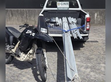 Jovem de 18 anos suspeito de furtar mota e 152 barras metálicas de postes de alta tensão em ponte de lima