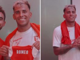 Zalazar foi pai pela segunda vez