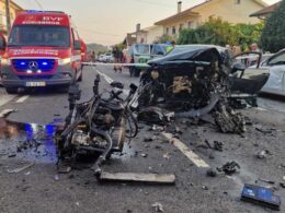 Colisão em fafe foi tão violenta que até 'arrancou' motor. Há 4 feridos