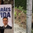 Chega de guimarães denuncia vandalismo: "uma afronta ao exercício democrático"