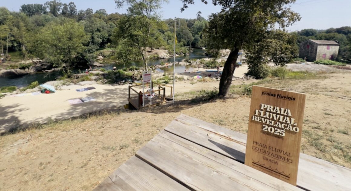 Esta praia fluvial de braga foi distinguida como "revelação" da região norte