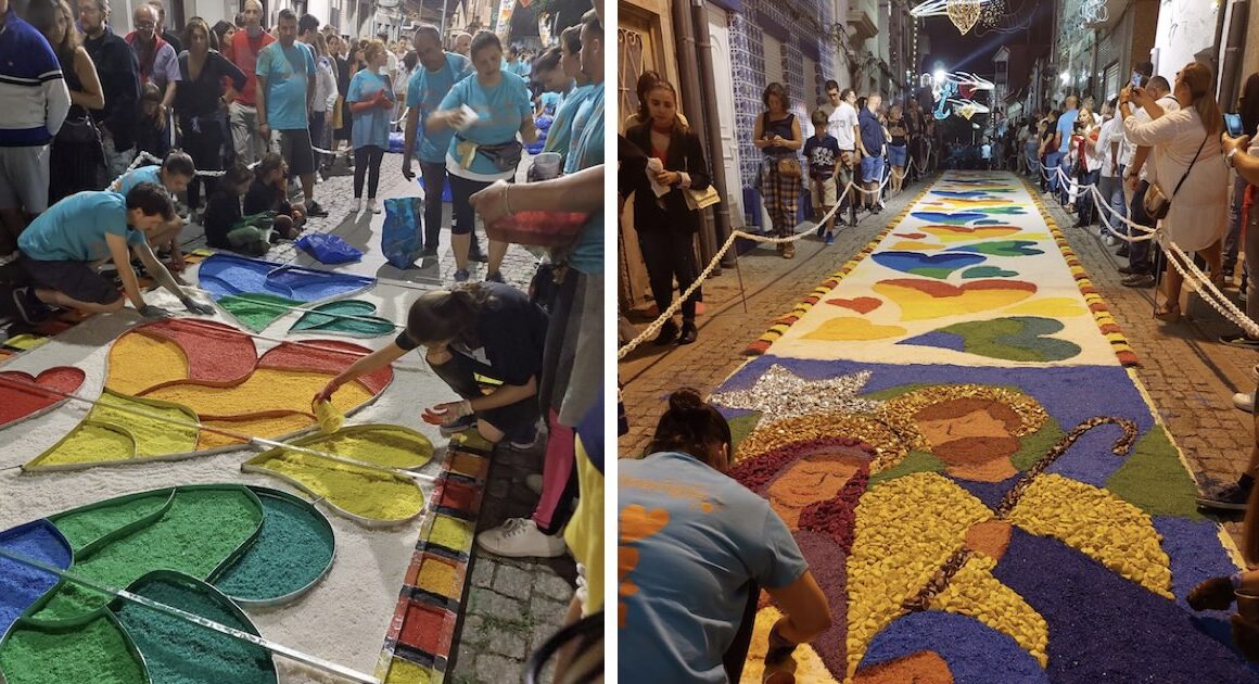 Perto de 50 toneladas de sal para cobrir ruas de "cor, arte e devoção" na noite mais longa em viana