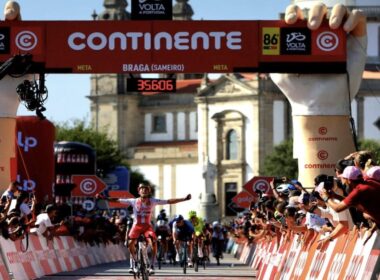 Volta a portugal em braga: argentino foi o primeiro a chegar ao sameiro