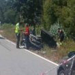 Violento choque corta estrada barcelos-viana. Há dois feridos