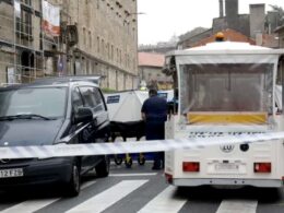 Mulher morre atropelada por comboio turístico na galiza