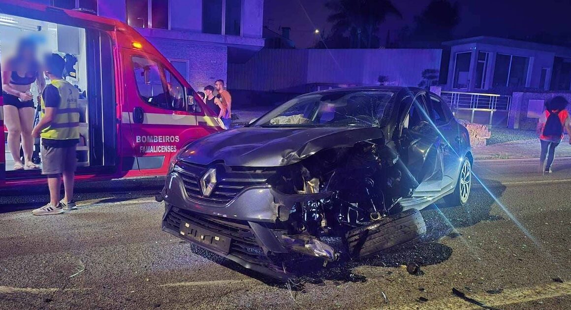 Acidente em famalicão faz dois feridos, um deles encarcerado