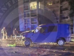 Dois mortos em colisão de três veículos na via norte