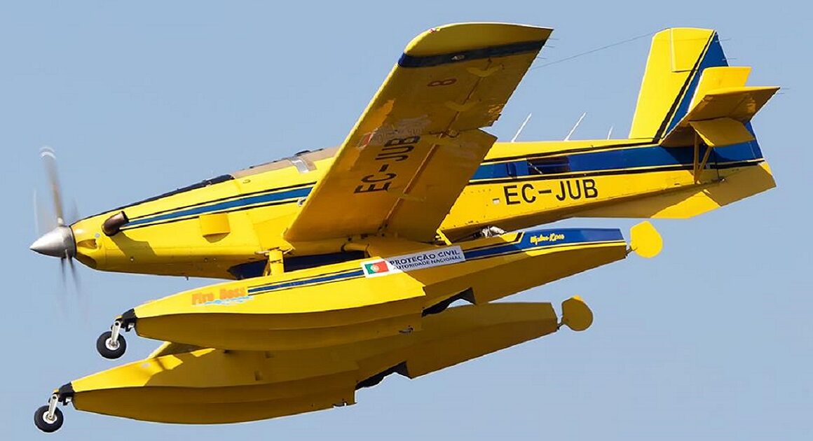 Aviões fire boss cedidos pela suécia só chegam na segunda-feira