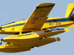 Aviões fire boss cedidos pela suécia só chegam na segunda-feira